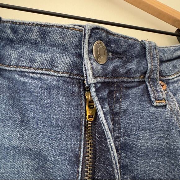 Pistola Medium Wash Skinny Jeans 5-Pocket Solid Denim Belt Loops Zipper Button - Picture 10 of 16